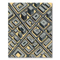 Isometric Gray Architecture Urban Grid Rug