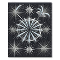 Silver Starburst Water Feature Rug