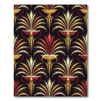 Golden Red Fountain Splendor Rug