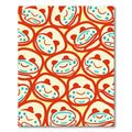 Red Yellow Blue Abstract Faces Rug