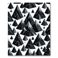 Montain Constellation Dark Gray Geometric Rug