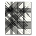 Monochromatic Abstract Geometric Linear Lines Rug