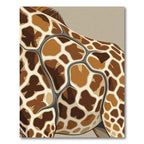 Brown Tan Irregular Spots Accent Rug