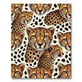Bold Cheetah Print Animal Close-up Rug