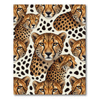 Bold Cheetah Print Animal Close-up Rug