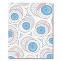 Abstract Blue Eye Composition Rug