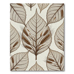 Ethereal Skeleton Leaf Wheat Botanical Neutral Rug
