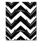 Monochromatic Geometric Chevron Bold Rug
