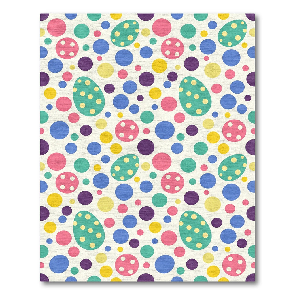 Playful Polka Dot Easter Egg Rug