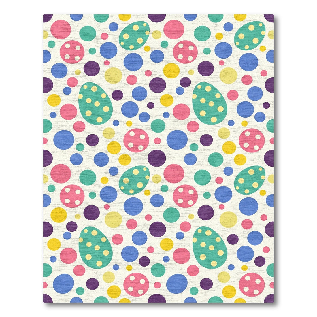 Playful Polka Dot Easter Egg Rug