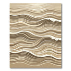 Earthy Tone Organic Wave Rug