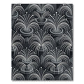 Gray Fountain Art Deco Rug