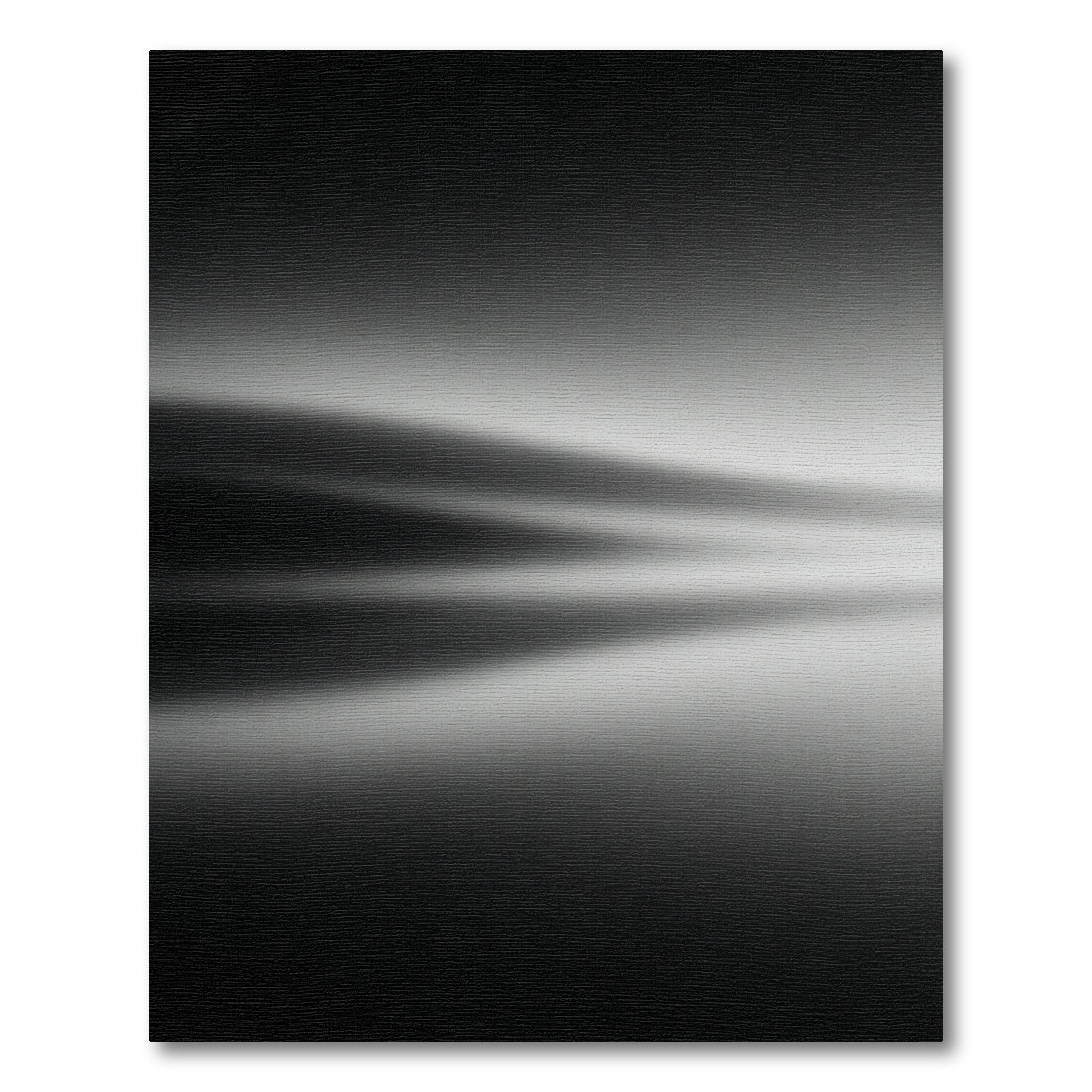 Abstract Black Gray Streaks Rug