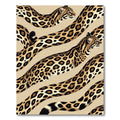 Wild Ocelot Spotted Serpentine Beige Rug