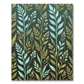 Botanical Sage and Golden Herb Meadow Rug