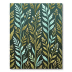 Botanical Sage and Golden Herb Meadow Rug