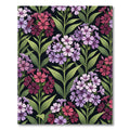 Vibrant Phlox Floral Botanical Garden Rug