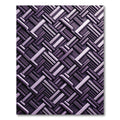 Purple Geometric Interlocking Sticks Rug