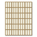 Minimalist Cream Geometric Grid Neutral Rug