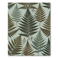 Botanical Forest Fern Sage Green Rug