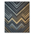 Retro Chevron Geometric Pattern Rug