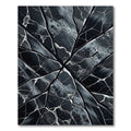 Abstract Black White Geo Marble Rug