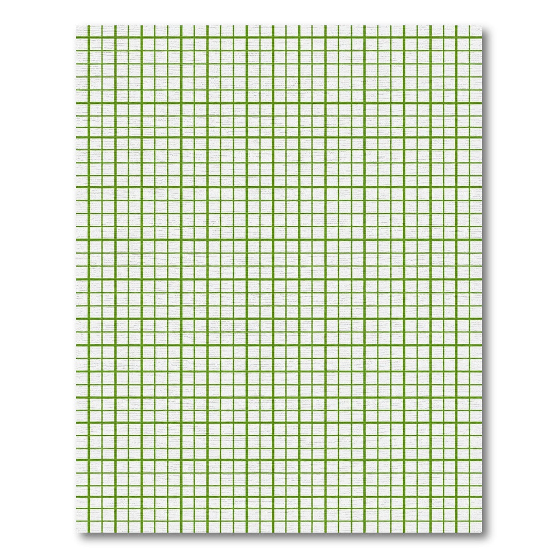 Minimalist Lime Green Grid Graph Rug