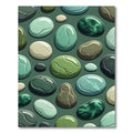 Smooth Jade Stone Medley Rug