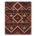 Tribal Sunset Geometric Diamond Art Rug