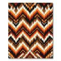 Earthy Tones Chevron Tribal Rug