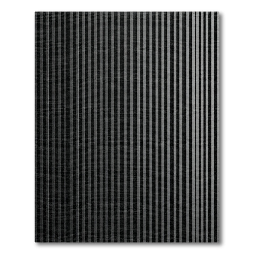 Deep Charcoal Vertical Plank Overlay Rug