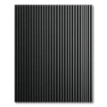Deep Charcoal Vertical Plank Overlay Rug