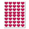 Crimson Heart Grid Repeat Rug
