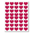 Crimson Heart Grid Repeat Rug