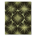 Olive Starburst Geometric Mid-Century Rug