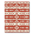 Terracotta Arrow Geometric Tribal Rug