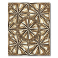 Antique Compass Rose Starburst Rug