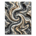Earthy Marble Swirl Abstract Liquid Wave Rug