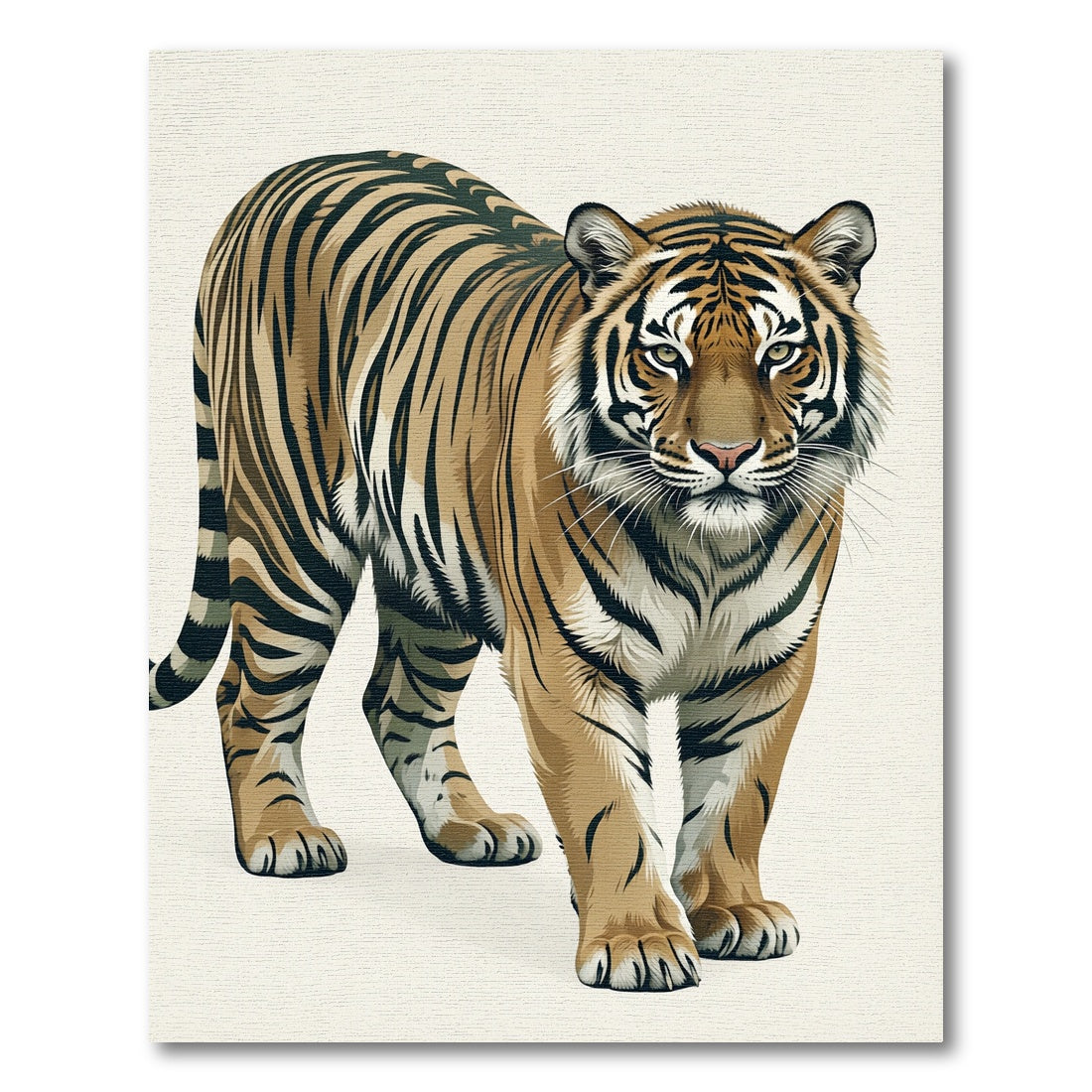 Majestic Tiger Stripe Bold Pattern Rug