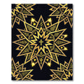 Gilded Celestial Cross Star Medallion Rug