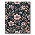Vintage Blush Floral SprigsRug Rug
