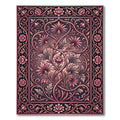 Pink Floral Vines Elegant Composition Rug
