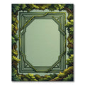 Verdant Forest Geometric Octagon Rug