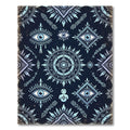 Mystic Indigo Celestial Eye Medallion Rug