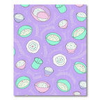 Pastel Rice Bowl Pattern Rug