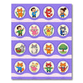 Playful Cartoon Children Animal Collection Rug