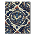Celestial Blue Dragon Medallion Rug