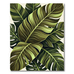 Verdant Leafy Paradise Texture Rug