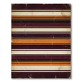 Vintage Earth Tone Striped Rug