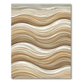 Earthy Sand Wave Abstract Area Rug